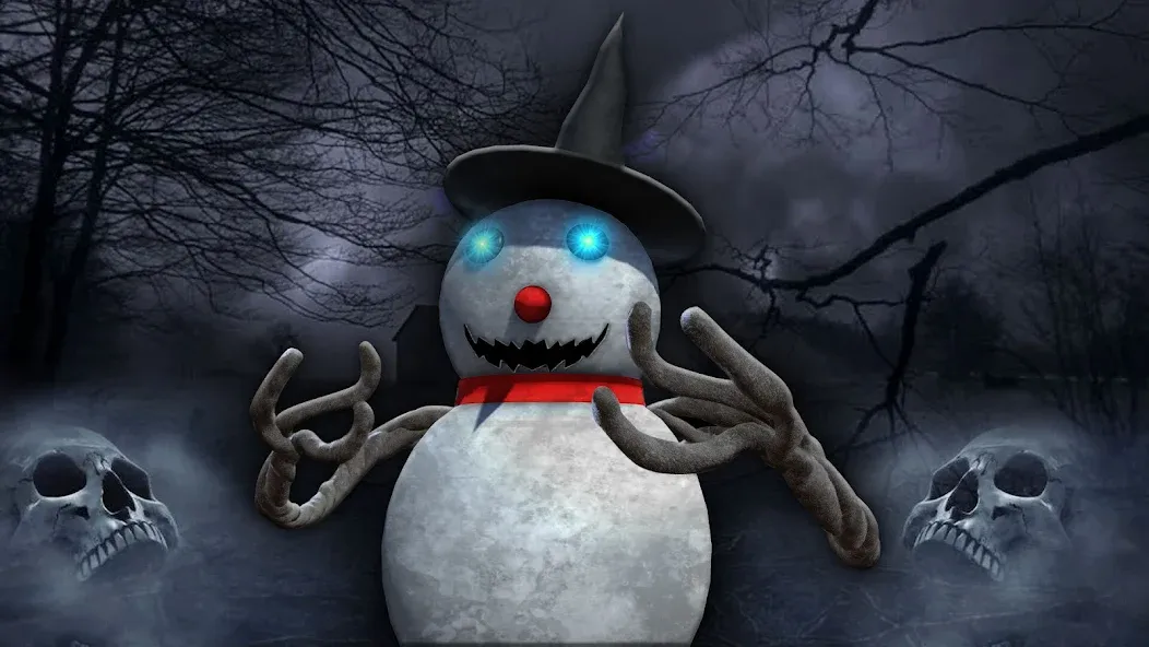 Evil Scary Snowman Games 3d [MOD: безлимитные монеты и открытые уровни] последняя версия — скриншот 1