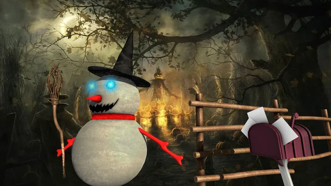 Evil Scary Snowman Games 3d [MOD: безлимитные монеты и открытые уровни] последняя версия — скриншот 2