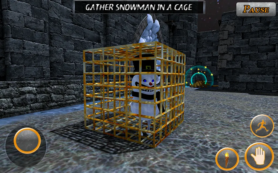 Evil Scary Snowman Games 3d [MOD: безлимитные монеты и открытые уровни] последняя версия — скриншот 3