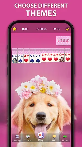 Spider Solitaire Classic [MOD: без рекламы и подсказки доступны] (Бесплатно / APK) — скриншот 2