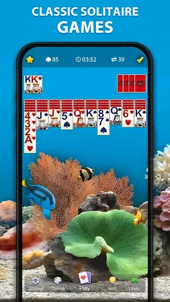 Spider Solitaire Classic [MOD: без рекламы и подсказки доступны] (Бесплатно / APK) — скриншот 5