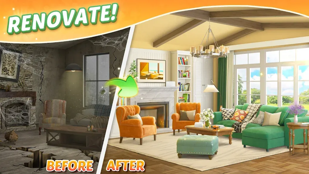 Solitaire Dream Decor [MOD: безлимитные монеты и все декорации] последняя версия — скриншот 2