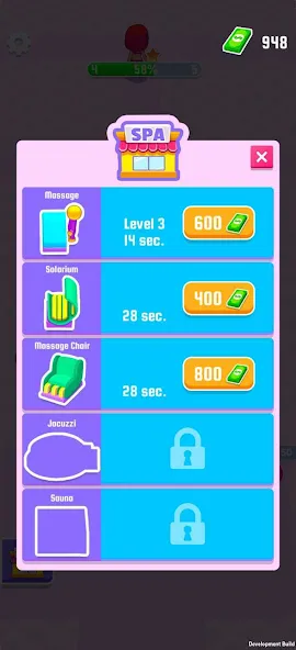 IDLE Spa Salon - 3D Arcade [MOD: безлимитные деньги и все услуги открыты] (Бесплатно / APK) — скриншот 5