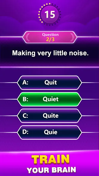 Скачать Spelling Quiz - Word Trivia [MOD: безлимитные подсказки и попытки] — скриншот 2