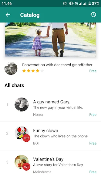 Love Story Chat — real stories [MOD: открыты все любовные истории] на Андроид — скриншот 4