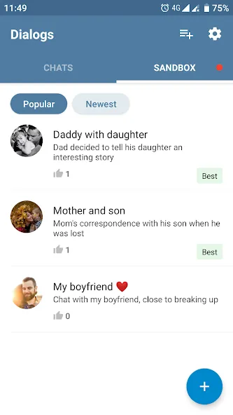 Fake Chat Messenger — TeleFake [MOD: реалистичные фейковые переписки без ограничений] на Андроид — скриншот 3
