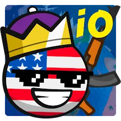 Взломанная Country Balls Io: Battle Arena [MOD: безлимитные деньги и усиленные персонажи] на Андроид