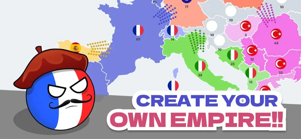 State Battle Conquer Territory [MOD: безлимитные ресурсы и улучшения] — Скачать бесплатно (APK) — скриншот 5