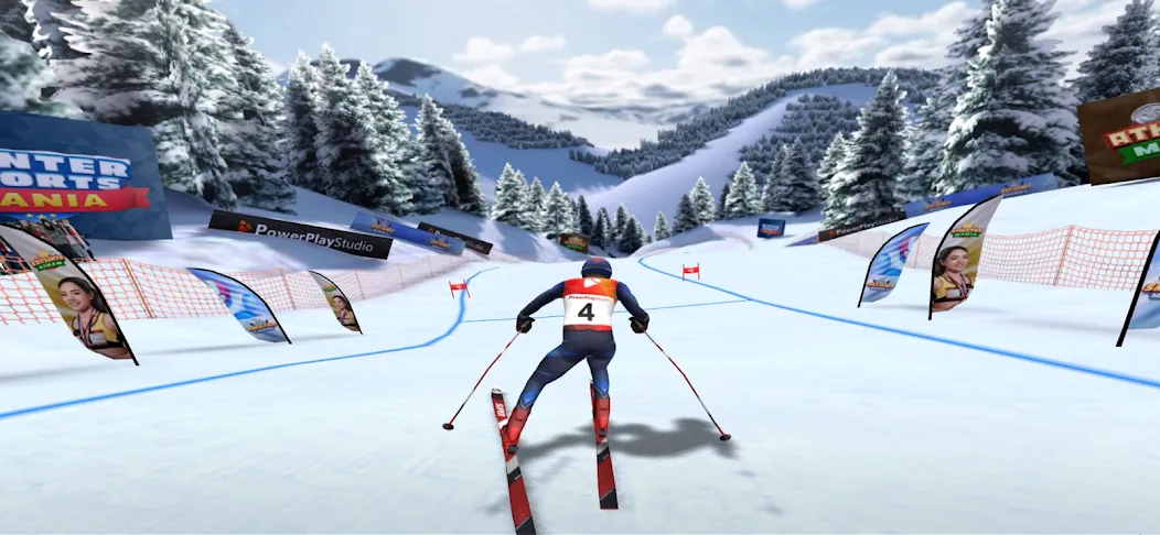 Winter Sports Mania [MOD: безлимитные монеты и все трассы] (Бесплатно / APK) — скриншот 4