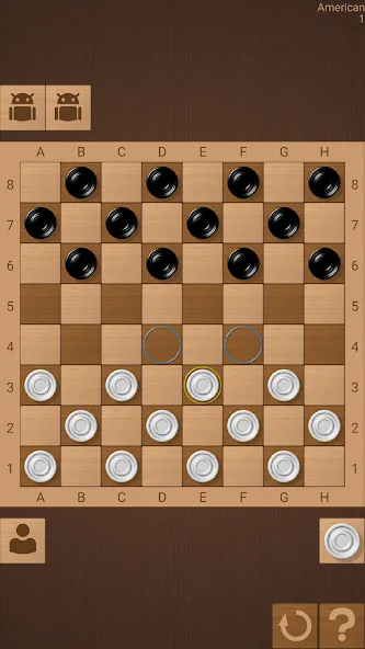 Взломанная Checkers 7 [MOD: без рекламы и подсказки] на Андроид — скриншот 1