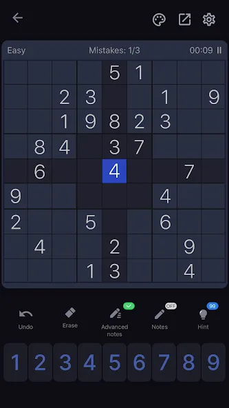 Sudoku - Classic Sudoku Puzzle [MOD: без рекламы и без ограничений] последняя версия — скриншот 2