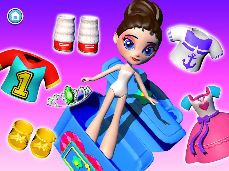 Скачать взлом Doll Unbox! Fun Unboxing Games [MOD: безлимитные деньги и все куклы открыты] — скриншот 2