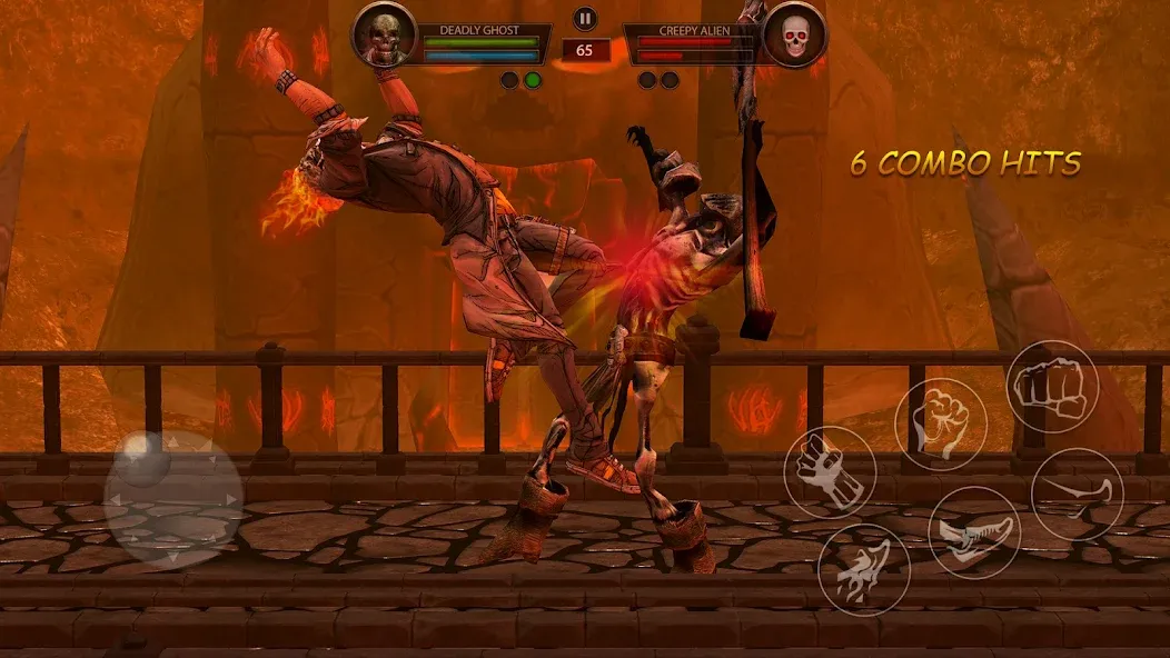Взломанная Ghost Fight 2 - Fighting Games [MOD: безлимитные деньги и оружие] на Андроид — скриншот 1