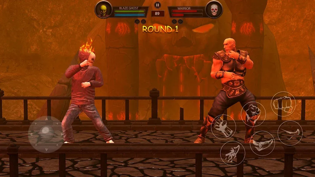 Взломанная Ghost Fight 2 - Fighting Games [MOD: безлимитные деньги и оружие] на Андроид — скриншот 2