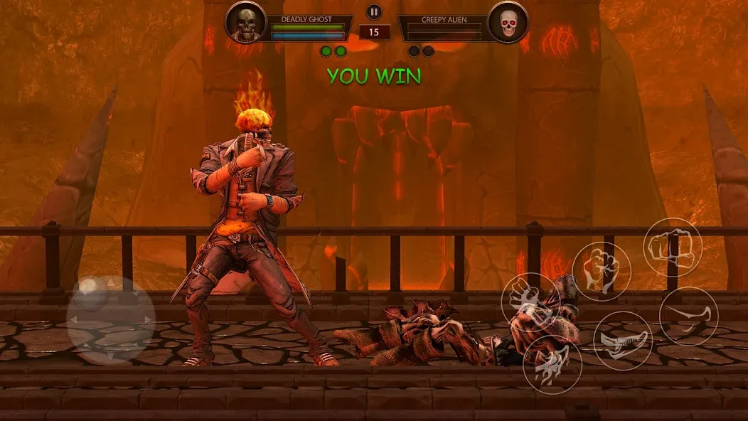 Взломанная Ghost Fight 2 - Fighting Games [MOD: безлимитные деньги и оружие] на Андроид — скриншот 3