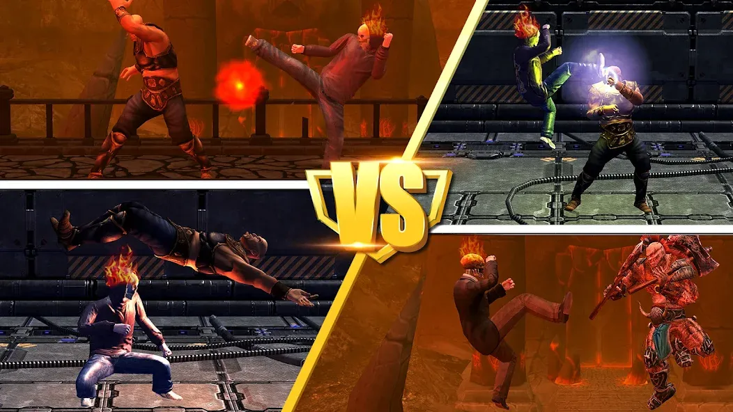 Взломанная Ghost Fight 2 - Fighting Games [MOD: безлимитные деньги и оружие] на Андроид — скриншот 5