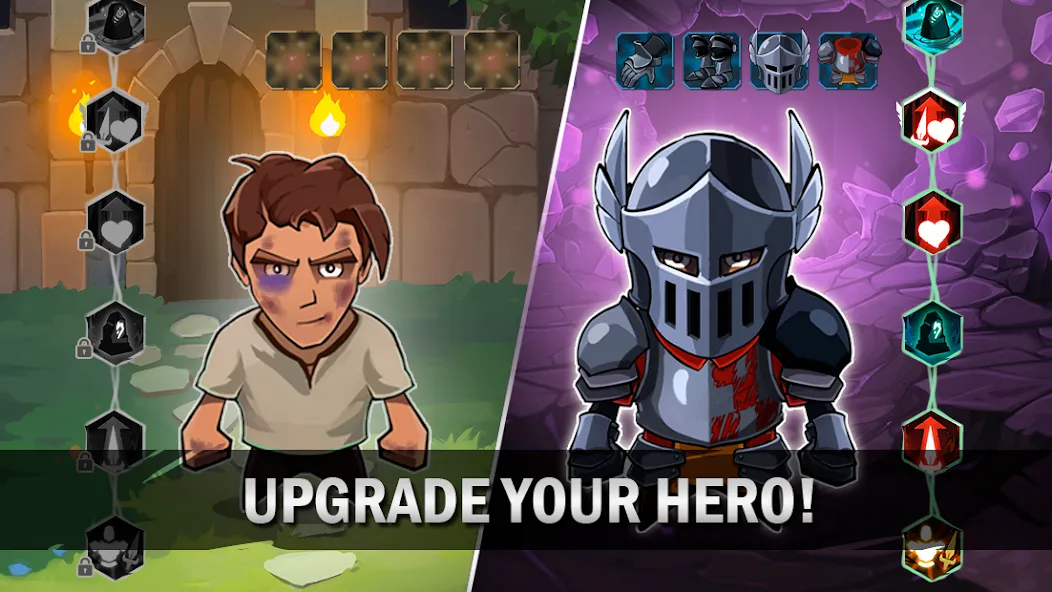 Скачать взлом Order of Fate - Roguelike RPG [MOD: безлимитные ресурсы и усиленные герои] — скриншот 1