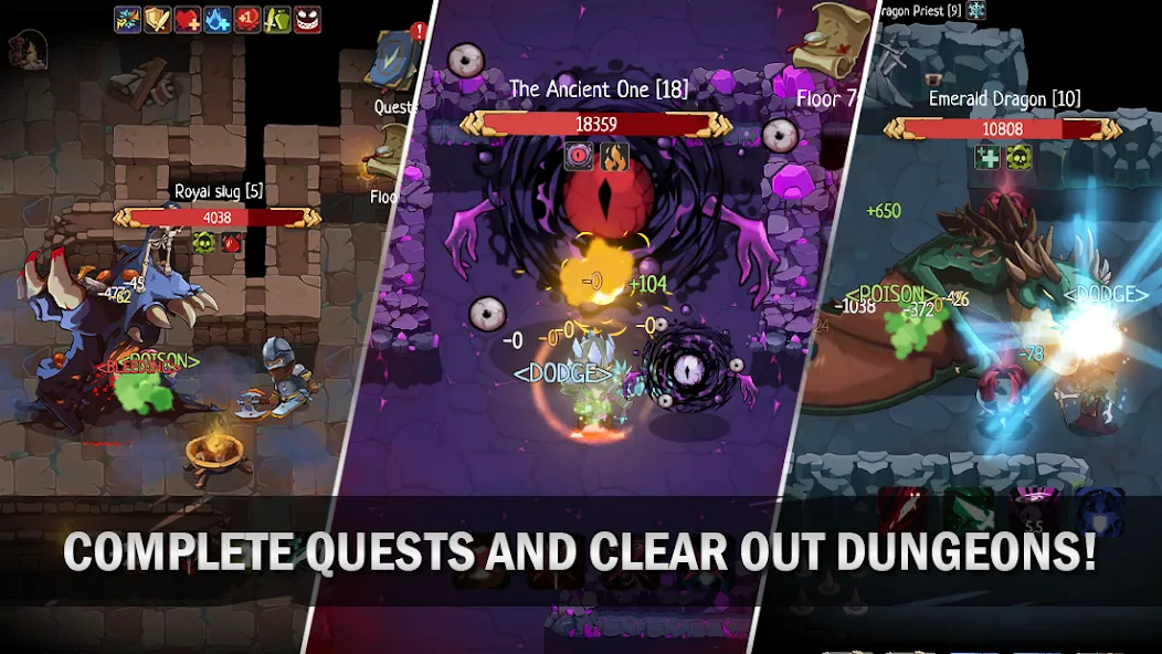 Скачать взлом Order of Fate - Roguelike RPG [MOD: безлимитные ресурсы и усиленные герои] — скриншот 4
