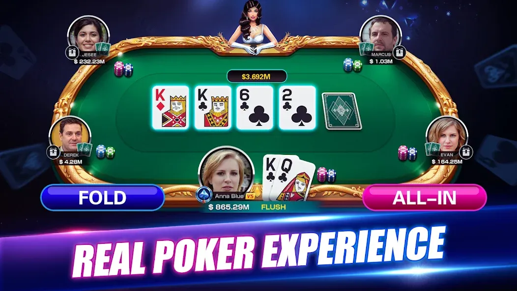 Winning Poker™ - Texas Holdem [MOD: безлимитные фишки и всё открыто] — Скачать бесплатно (APK) — скриншот 1