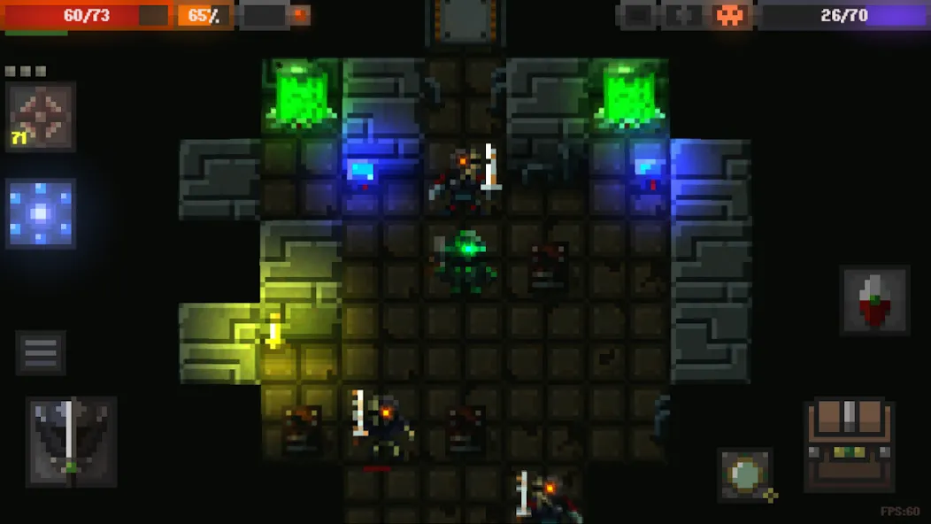 Скачать Caves (Roguelike] [MOD: бессмертие и бесконечные ресурсы] — скриншот 3