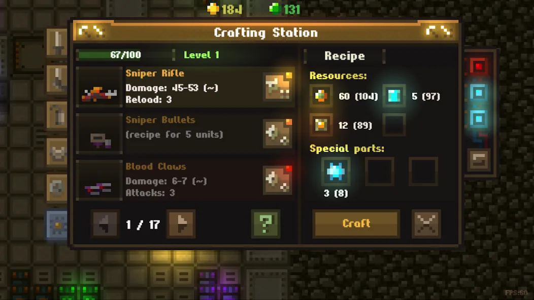Скачать Caves (Roguelike] [MOD: бессмертие и бесконечные ресурсы] — скриншот 5