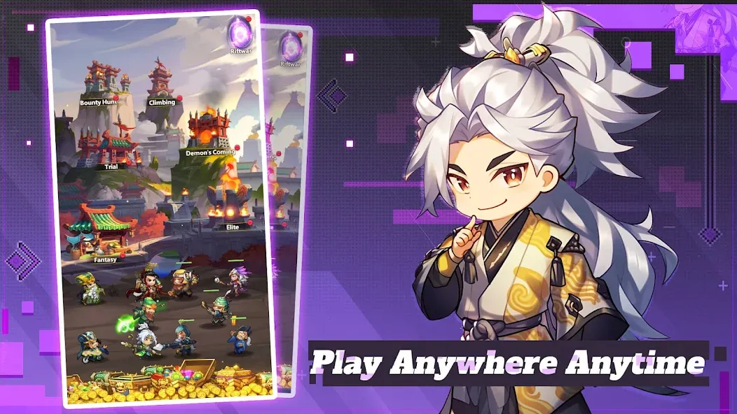 Mini Heroes: Summoners War [MOD: безлимитные деньги и алмазы] — Скачать бесплатно (APK) — скриншот 1
