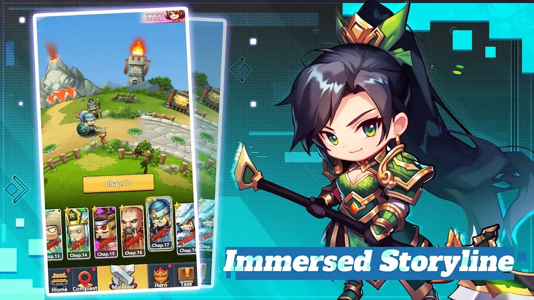 Mini Heroes: Summoners War [MOD: безлимитные деньги и алмазы] — Скачать бесплатно (APK) — скриншот 5