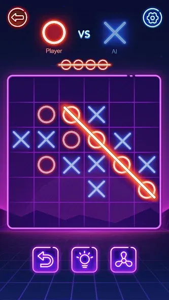 Скачать Tic Tac Toe 2 Player: XOXO [MOD: без рекламы и все режимы открыты] — скриншот 2