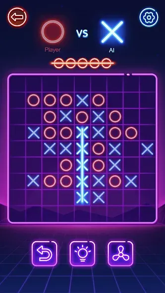 Скачать Tic Tac Toe 2 Player: XOXO [MOD: без рекламы и все режимы открыты] — скриншот 4
