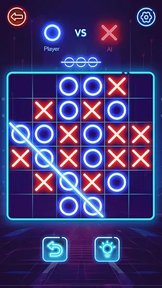 OX Game - XOXO · Tic Tac Toe [MOD: открыты все режимы и темы] — Скачать бесплатно (APK) — скриншот 3