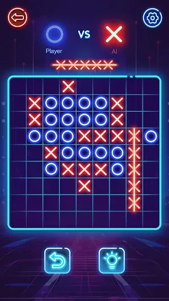 OX Game - XOXO · Tic Tac Toe [MOD: открыты все режимы и темы] — Скачать бесплатно (APK) — скриншот 5