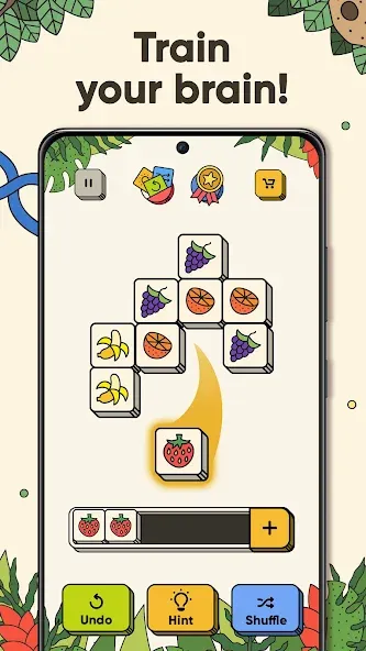 Скачать 3 Tiles - Tile Matching Games [MOD: безлимитные подсказки и жизни] на телефон — скриншот 2