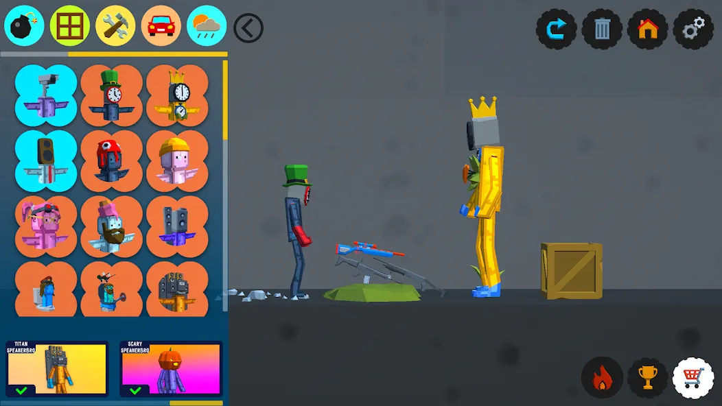 Playground 3D [MOD: много денег и всё открыто] (Бесплатно / APK) — скриншот 1