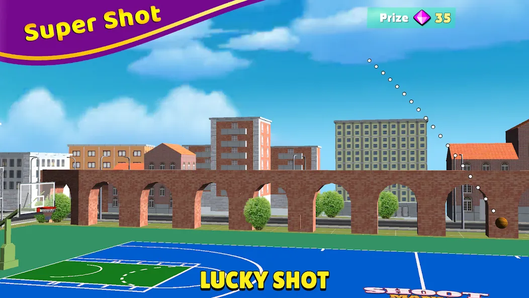 Скачать Shoot Challenge Basketball [MOD: безлимитные деньги и мячи] — скриншот 3