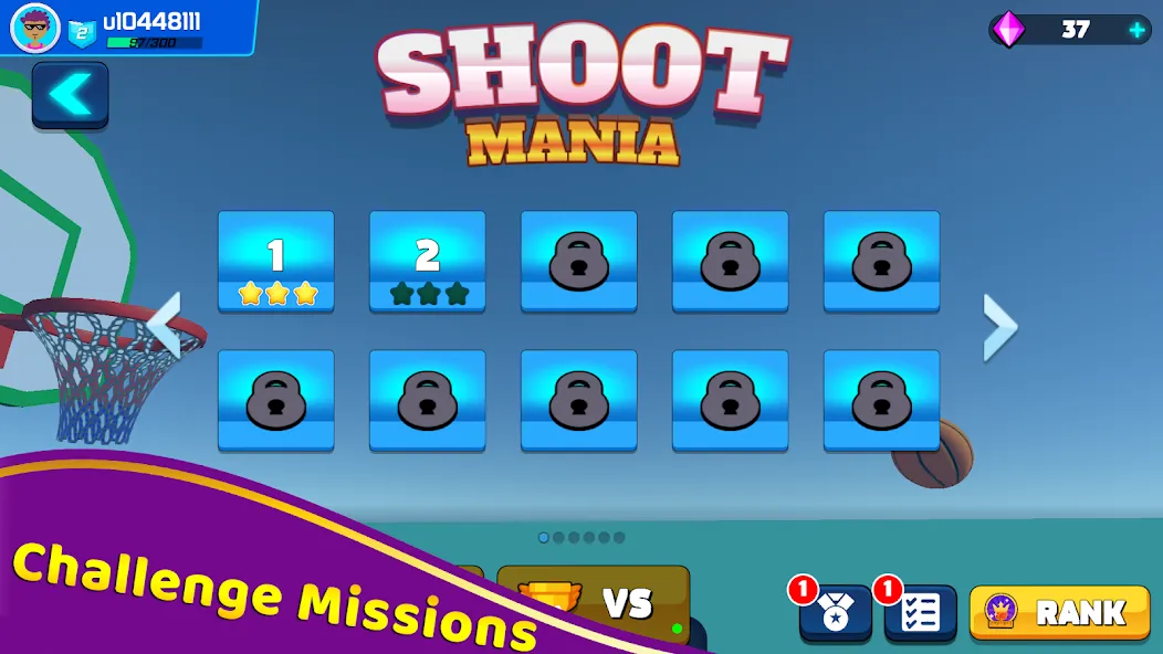 Скачать Shoot Challenge Basketball [MOD: безлимитные деньги и мячи] — скриншот 4