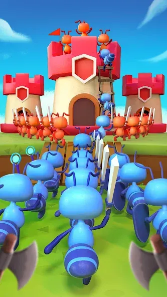 Ant Fight: Conquer the Tower [MOD: безлимитные деньги и усиленные муравьи] — Скачать бесплатно (APK) — скриншот 1