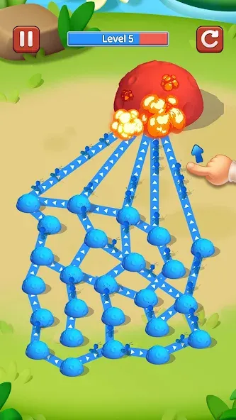 Ant Fight: Conquer the Tower [MOD: безлимитные деньги и усиленные муравьи] — Скачать бесплатно (APK) — скриншот 5