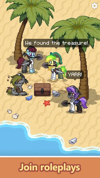 Скачать Pony Town - Social MMORPG [MOD: разблокированы все предметы] — скриншот 3