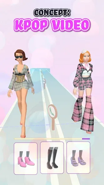 Взломанная Fashion Battle - Dress up game [MOD: безлимитные деньги и все наряды] на Андроид — скриншот 4