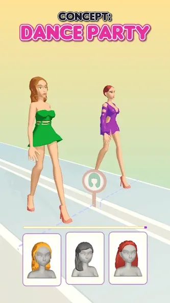 Взломанная Fashion Battle - Dress up game [MOD: безлимитные деньги и все наряды] на Андроид — скриншот 5