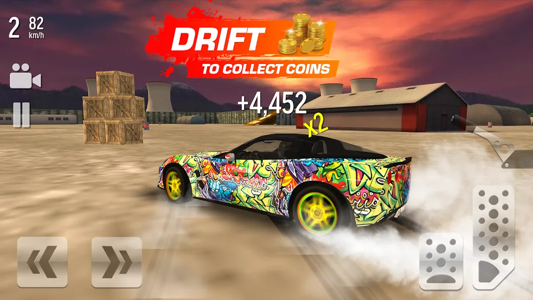 Скачать Drift Max - Car Racing [MOD: безлимитные деньги и открыты все машины] на телефон — скриншот 1