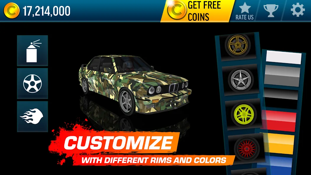 Скачать Drift Max - Car Racing [MOD: безлимитные деньги и открыты все машины] на телефон — скриншот 4