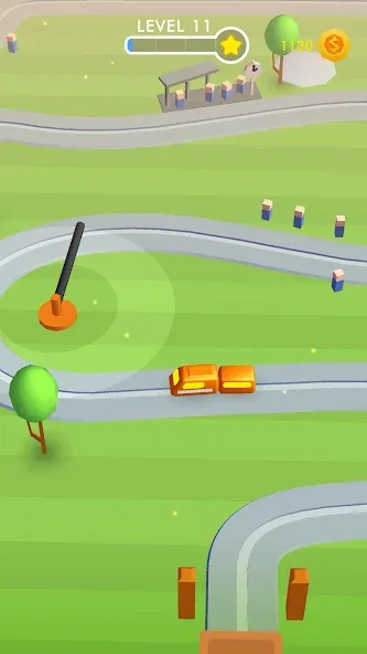 Скачать Train Adventure - Line Game [MOD: безлимитные ресурсы и открыты все уровни] — скриншот 2