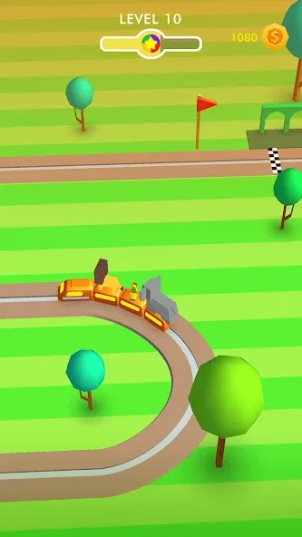 Скачать Train Adventure - Line Game [MOD: безлимитные ресурсы и открыты все уровни] — скриншот 4