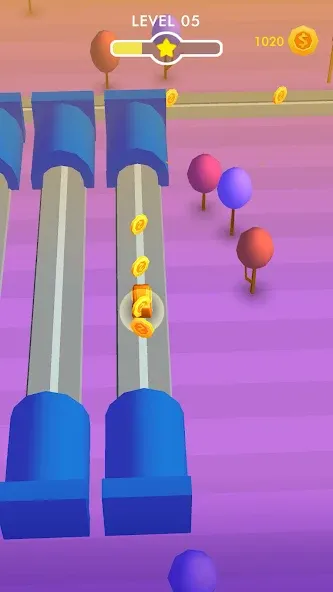 Скачать Train Adventure - Line Game [MOD: безлимитные ресурсы и открыты все уровни] — скриншот 5