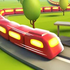 Скачать Train Adventure - Line Game [MOD: безлимитные ресурсы и открыты все уровни]