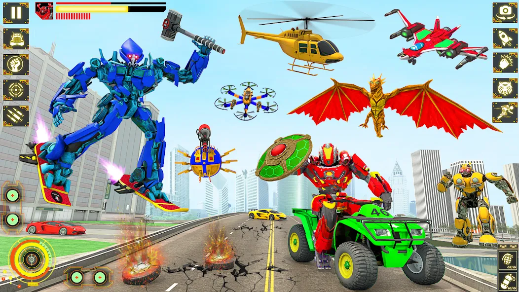 Snake Car Robot Transformation [MOD: много денег и все машины открыты] (Бесплатно / APK) — скриншот 5