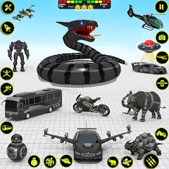 Snake Car Robot Transformation [MOD: много денег и все машины открыты] (Бесплатно / APK)