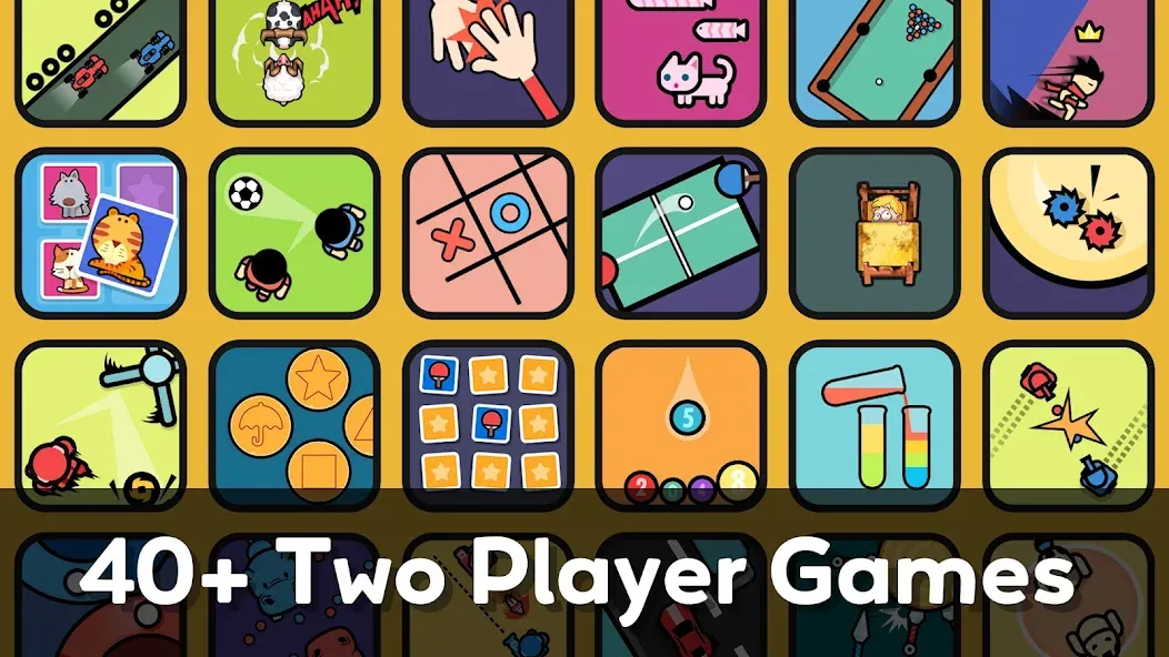 Two Player Games: 2 Player Joy [MOD: разблокированы все игры и режимы] (Бесплатно / APK) — скриншот 1