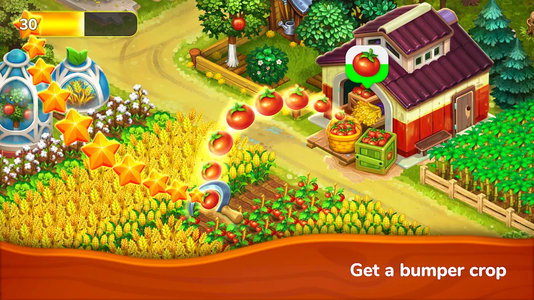 Farmington – Farm game [MOD: безлимитные монеты и ресурсы] (Бесплатно / APK) — скриншот 3